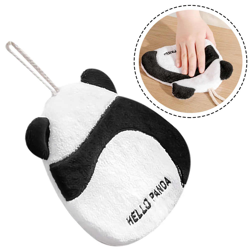 

Hand Towel Towelsbathroom Kids Kitchen Restroom Super Absorbent Wipe Hanging Cartoon