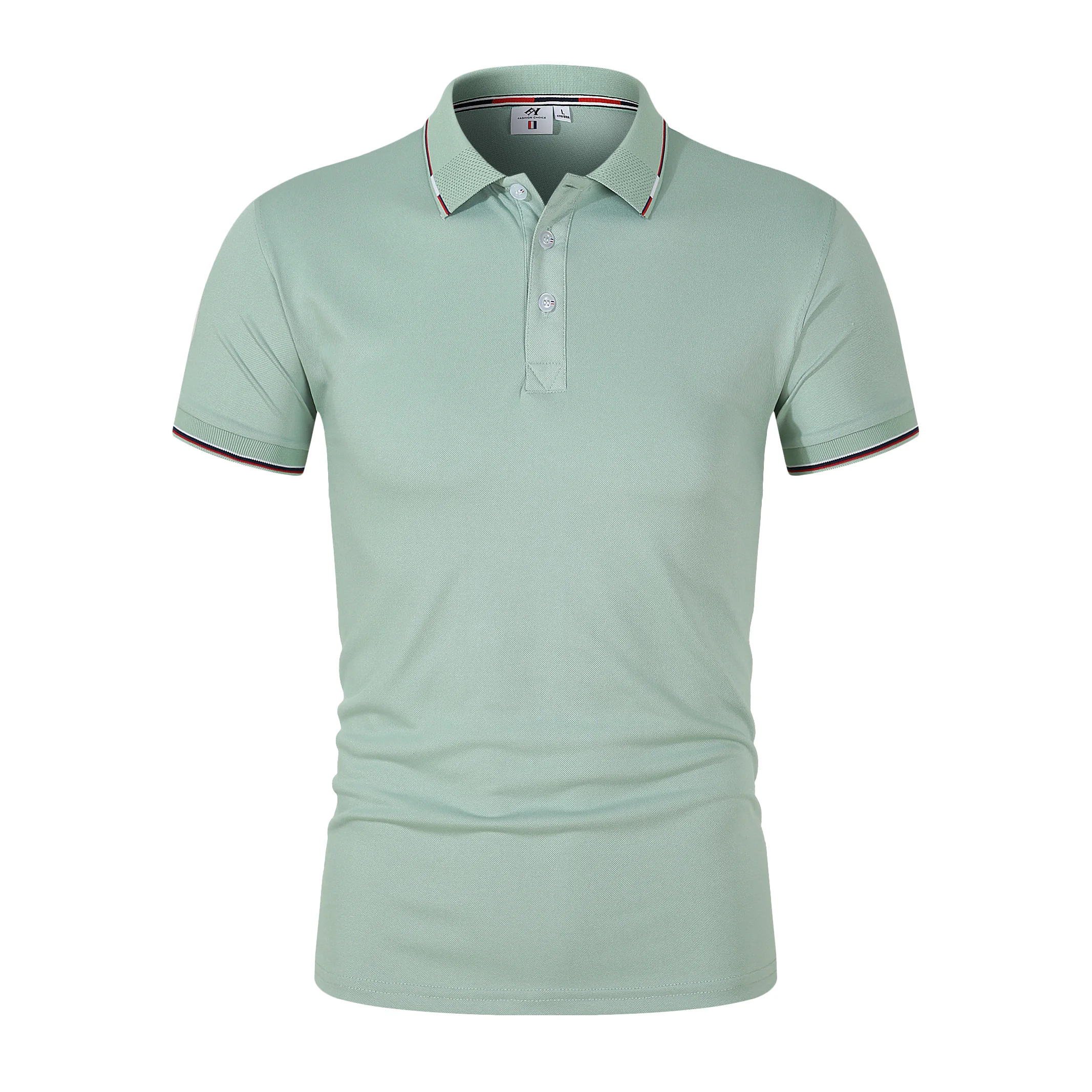 

2022 Summer New Men's Golf T-shirt Breathable Quick Dry Polyester/spandex Short Sleeve Polo Shirt