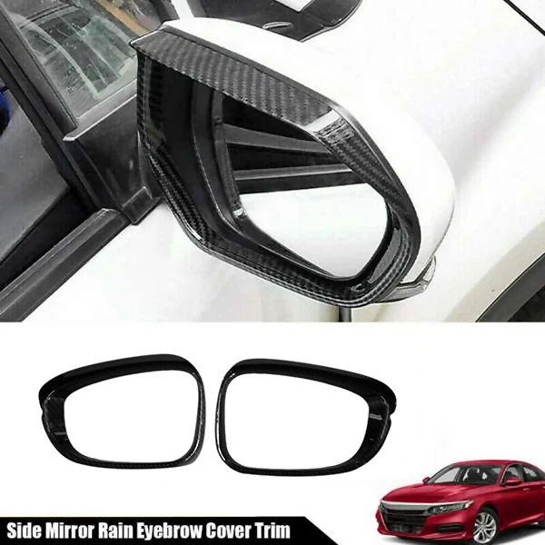Чехлы для автомобильных зеркал заднего вида из АБС-углеродного волокна дождевая