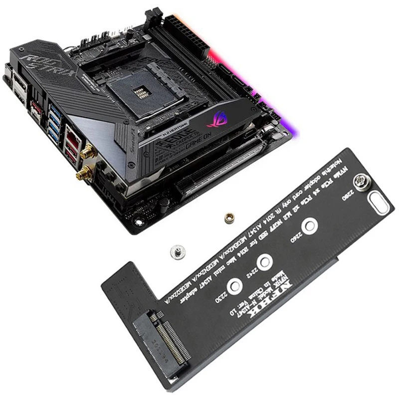 

Адаптер для карты преобразователя с винтом для резьбы Φ M.2 NGFF NVME AHCI SSD адаптер для 2014 Mac Mini A1347