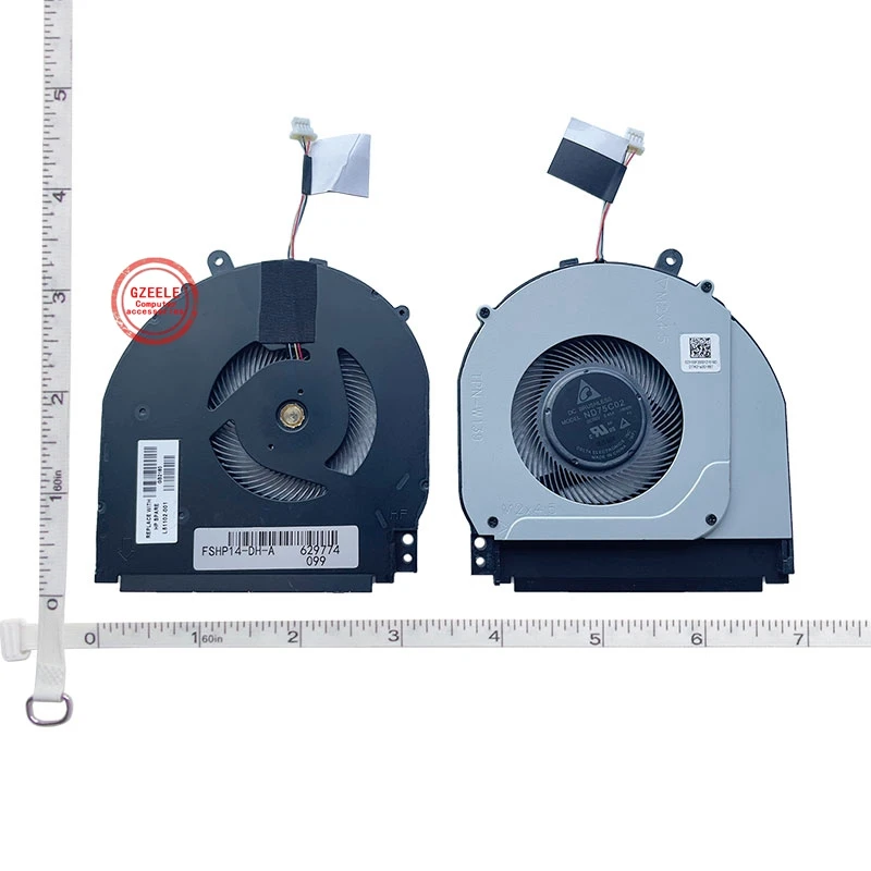 Новый ноутбук, центральный процессор вентилятор охлаждения для HP Pavilion X360 14T-DH100 15-DQ 15-DQ0953CL, TPN-W139 W140, L51349-001 405BY0T