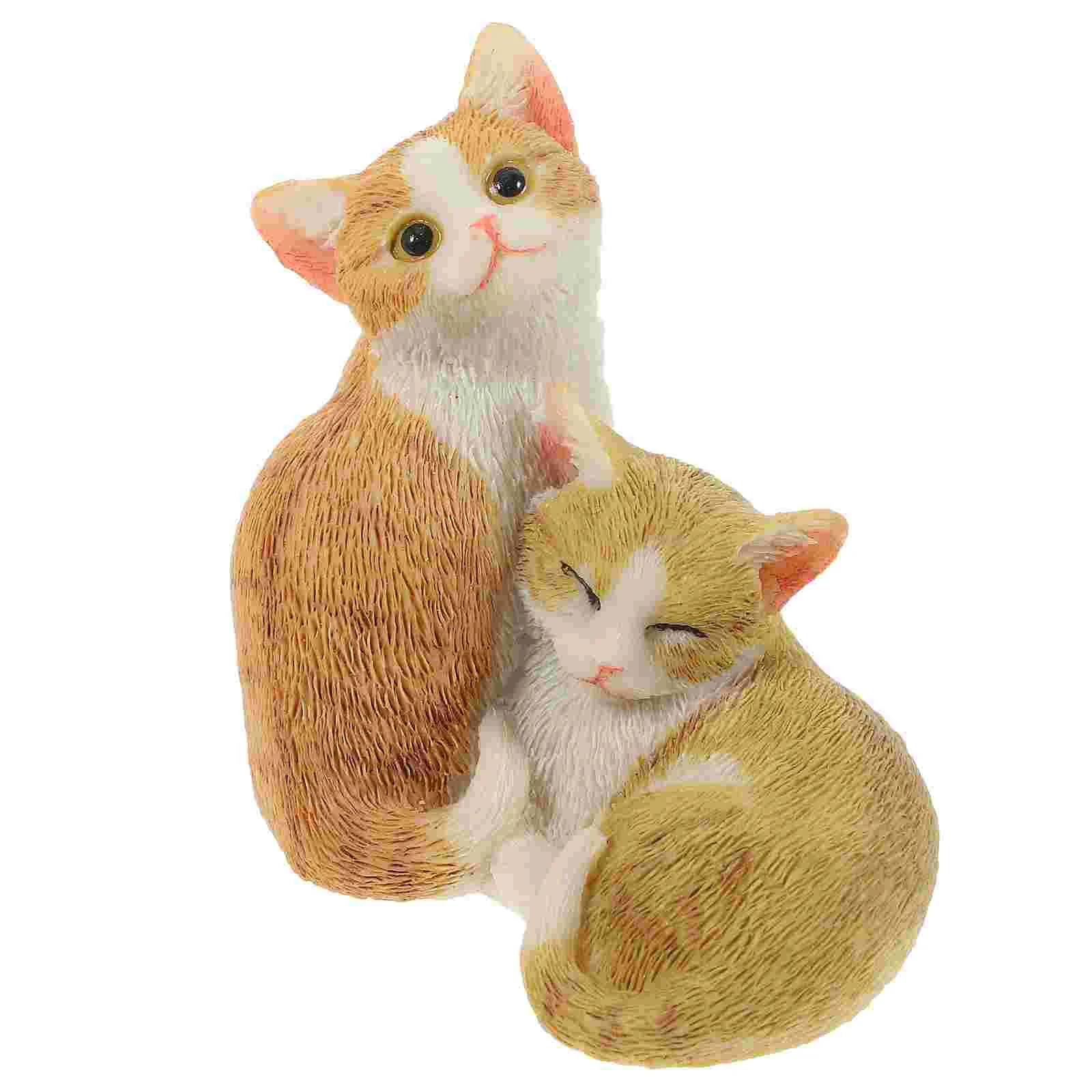 

Aestethic Room Decoration Cat Miniature Cuidado Del Interior Vehã­culo Figurine Resin Cartoon Sculpture Outdoor