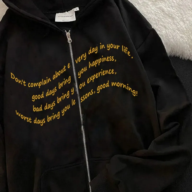 

Jacket top Japanese retro retro national tide brand hooded sweater women's spring and autumn thin section