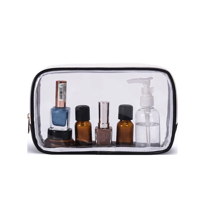 

Прозрачная Водонепроницаемая косметичка Bfuming из ПВХ, портативная Вместительная дорожная косметичка для туалетных принадлежностей для жен...