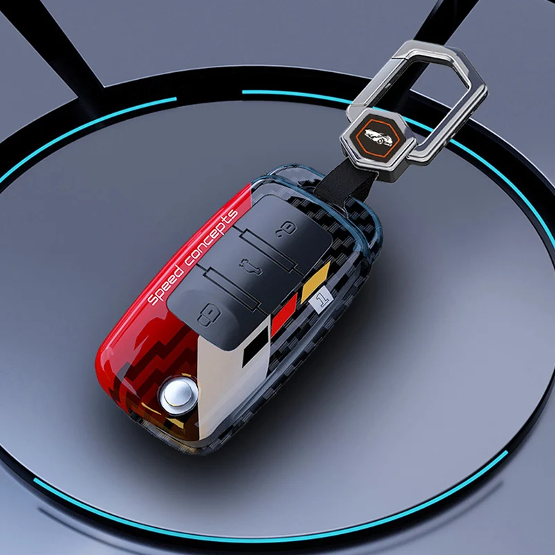 

Новый Защитный Чехол Для Ключей Из Углеродного ABS-пластика Для Volkswagen Polo, Passat B5, Golf 4, 5, 6, MK5, MK6, Eos, Bora