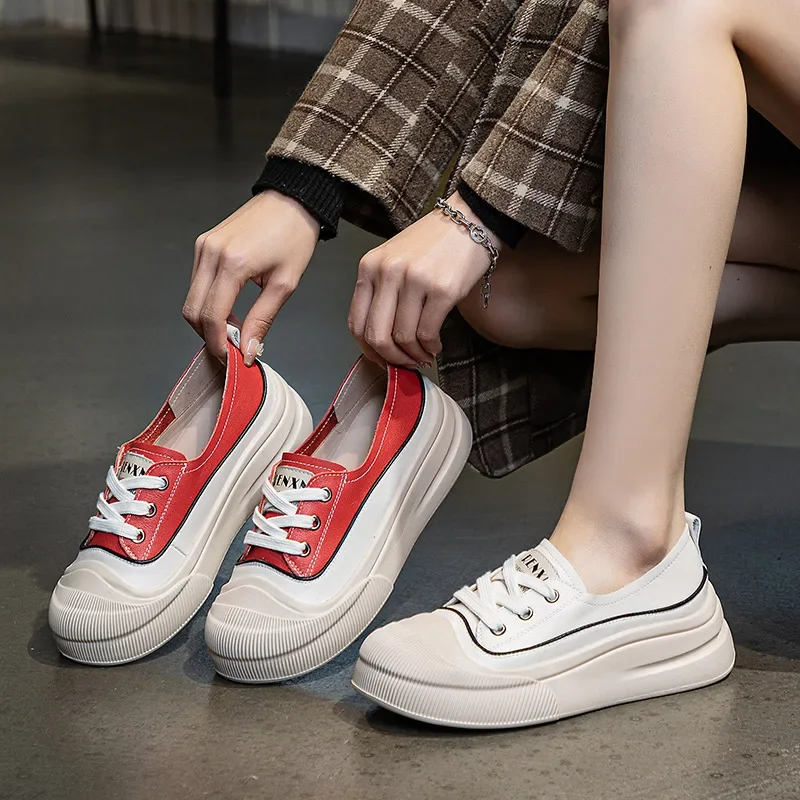 Koznoy 4 5 см новые туфли на плоской подошве из натуральной кожи осенние женские