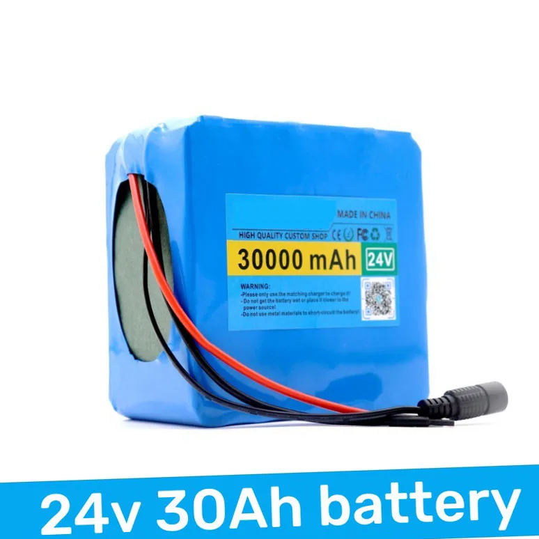 

18650 6S6P 24V 20Ah 25.2V Lithium Battery Pack Batteries for Electric Motor Bicycle Ebike Scooter Wheelchair Cropper with BMS