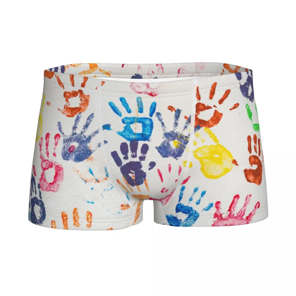 

Funny Hand Print Boys Cotton Underwear Children Teenager Boxer Brief Panties Cartoon Boxer Shorts Boys Fashion Boxer Underpants