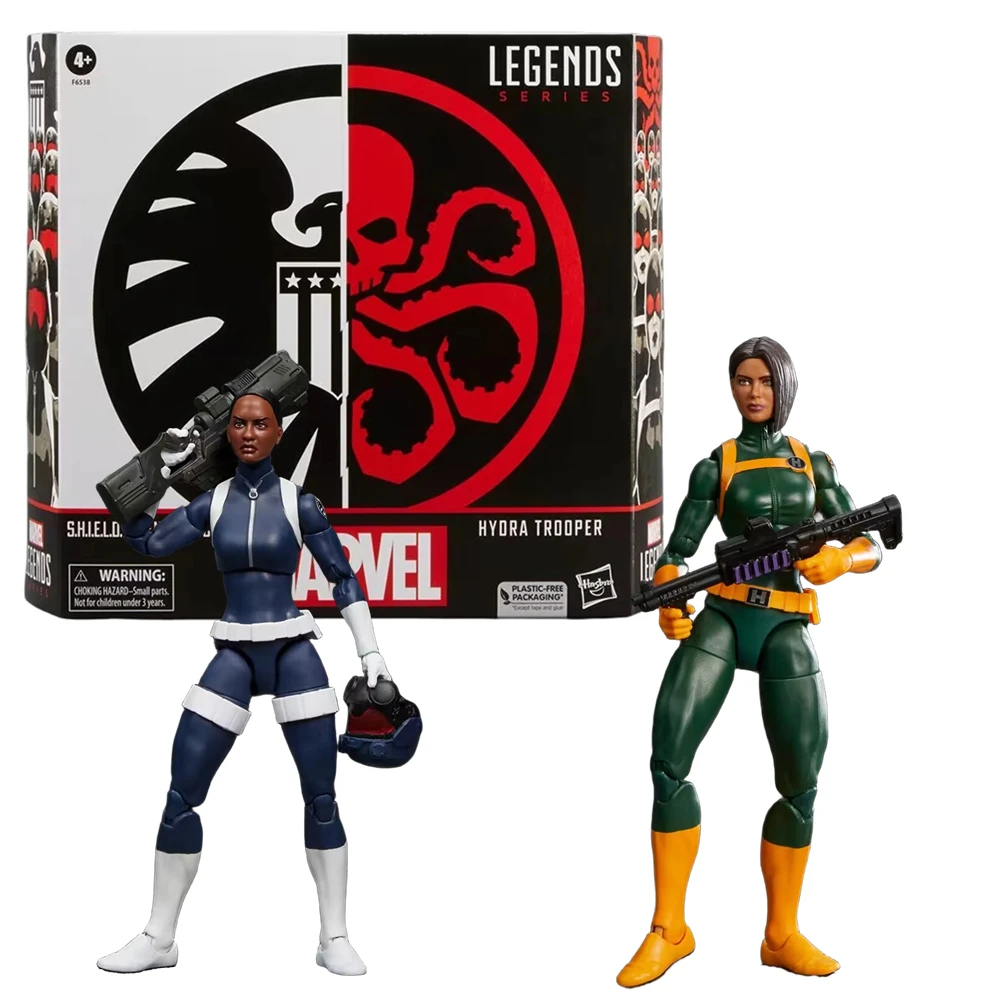 Hasbro Marvel Legends S.h.i.e.l.d Agent Trooper &amp Hydra Red Scull Эксклюзивная 6-дюймовая экшн-фигурка