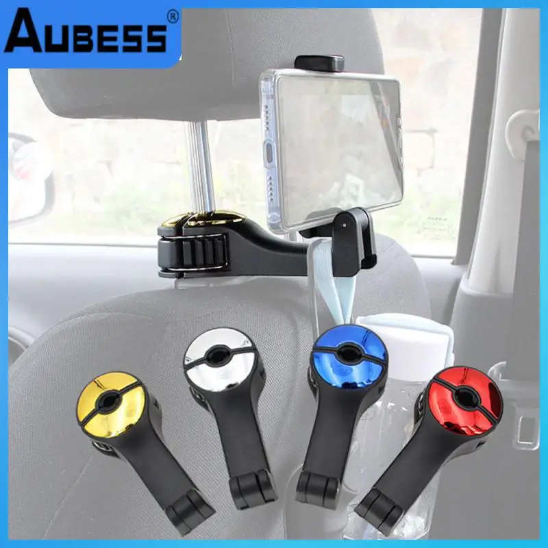 

2 In 1 Hanging Storage Mobile Phone Holder Portable Seat Back Hanger Hook Multi-function Universal Car Interior Accessories