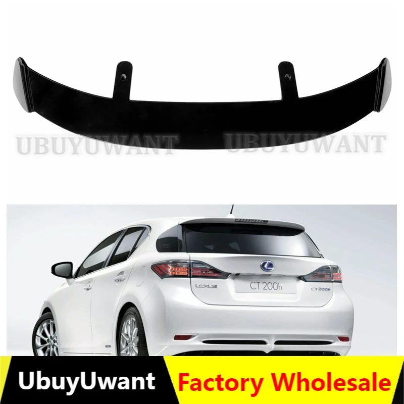 

Автомобильный спойлер для Lexus CT200H, автомобильный спойлер на крышу из АБС-пластика, универсальный автомобильный спойлер на крыло заднего хво...
