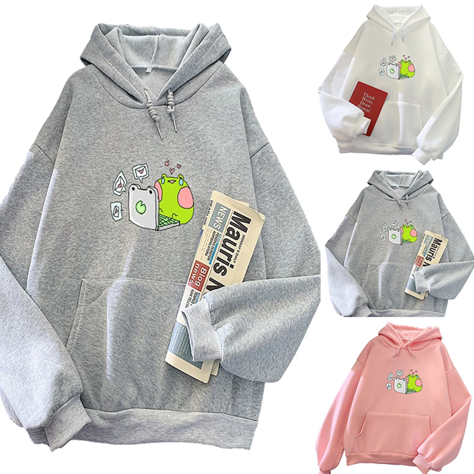 

Comfy Hoodies Women Shirt Polyester Hooded Outdoor Girl Hot Hoodies for Women