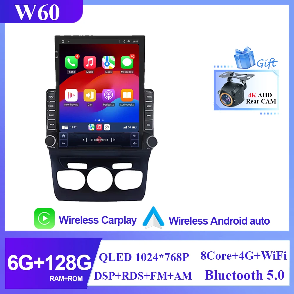 

Автомобильный радиоприемник Android 14 для Citroen C4 2 B7 2013 2014 2015 2016, навигация, GPS, стерео, автоэкран, мультимедийный плеер, без 2din 5G Wi-Fi