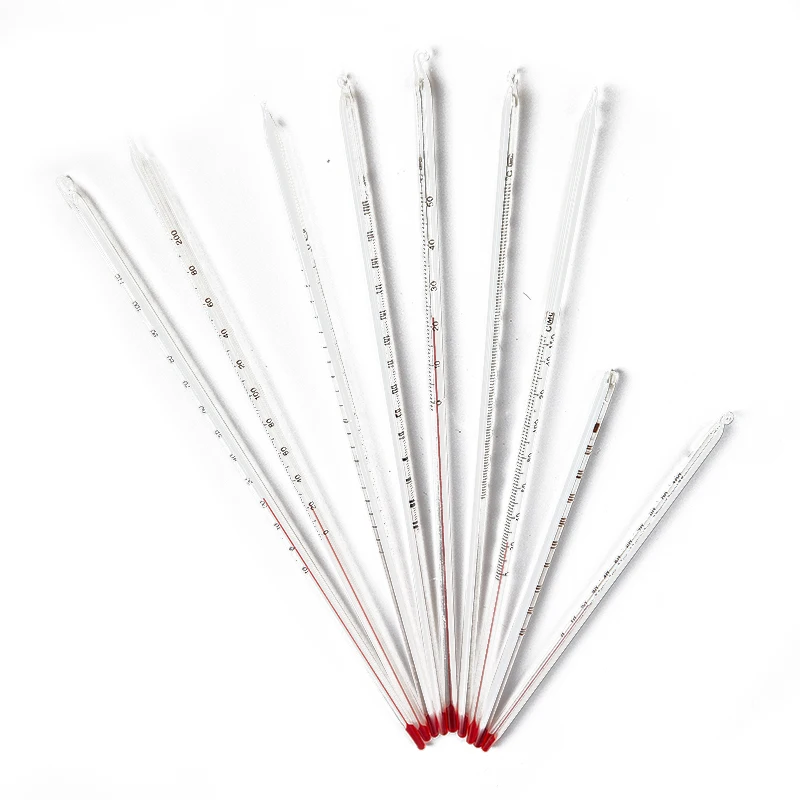 

Industrial Water Temperature Gauge Household Agricultural Kerosene Glass Rod Thermometer Alcohol Red Mercury Thermometer