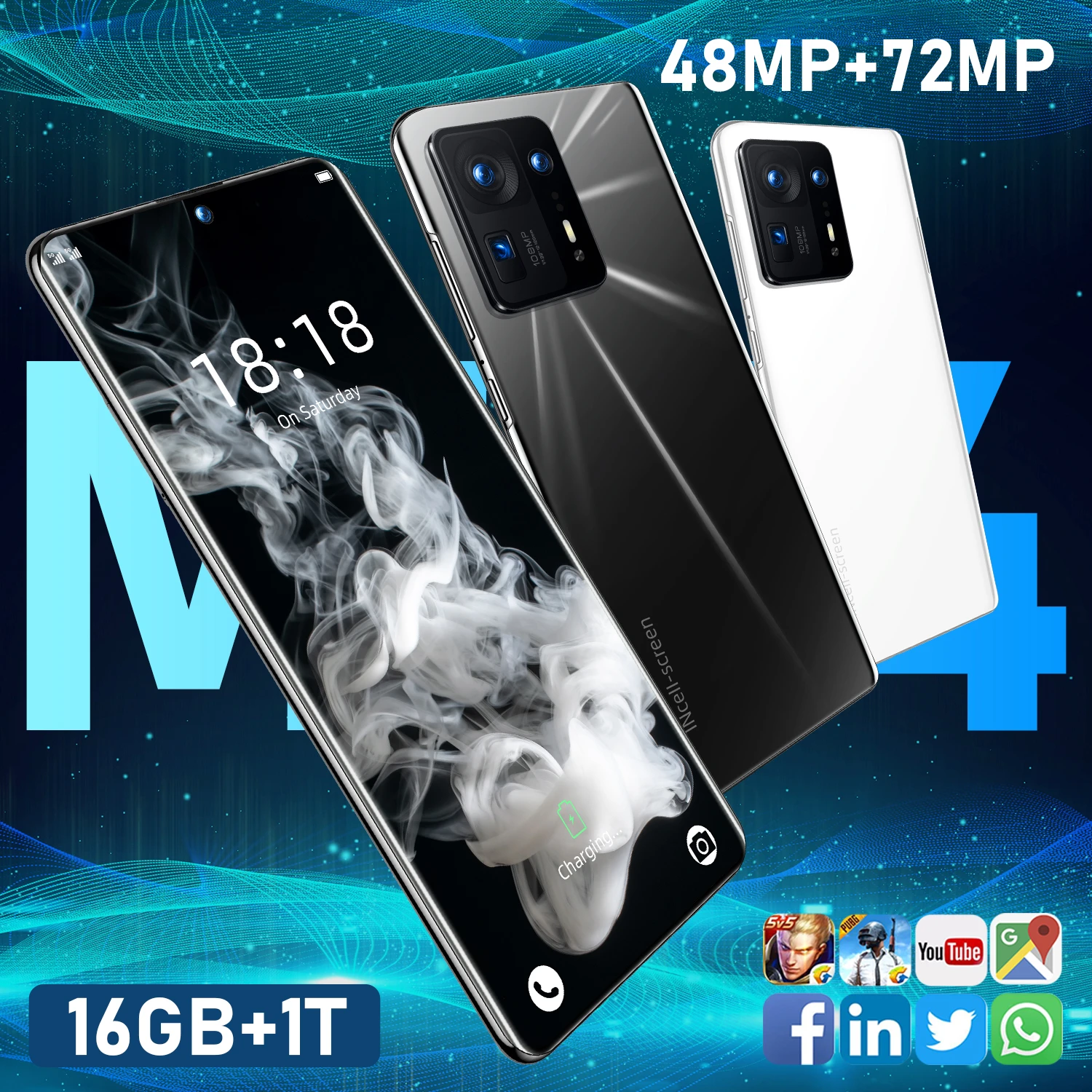 Планшет MIX4 на Android 12 экран 7 3 дюйма 16 ГБ + 1 ТБ |