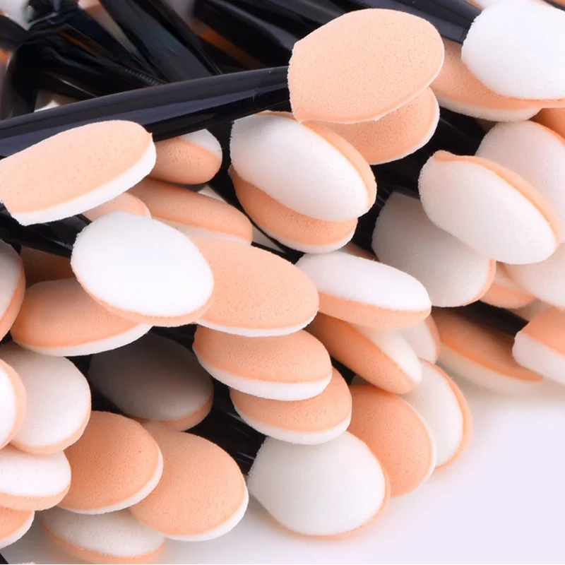 100 шт./упаковка портативные аппликаторы для теней век