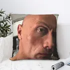 Квадратный чехол для подушки с изображением рок-бровей, декоративный чехол для подушки, чехол из полиэстера, наволочка для домашней гостиной