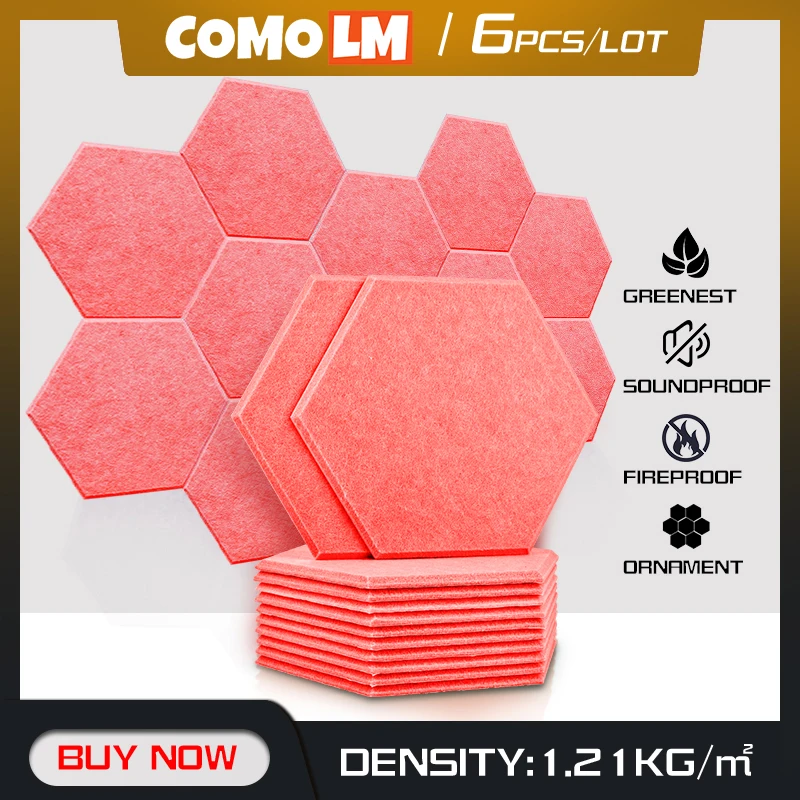 6 шт. звукостойкие настенные панели 18 см