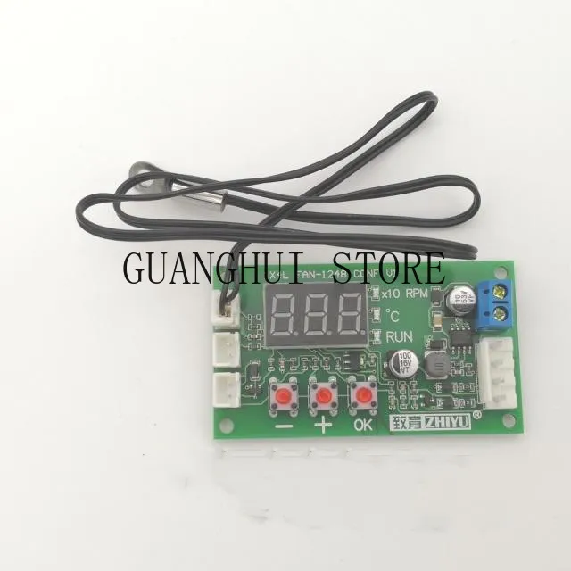 

DC 12V 24V 48V 5A 2 3 4 wire PWM Motor Fan Speed Controller governor temperature control Support EC EBM fan