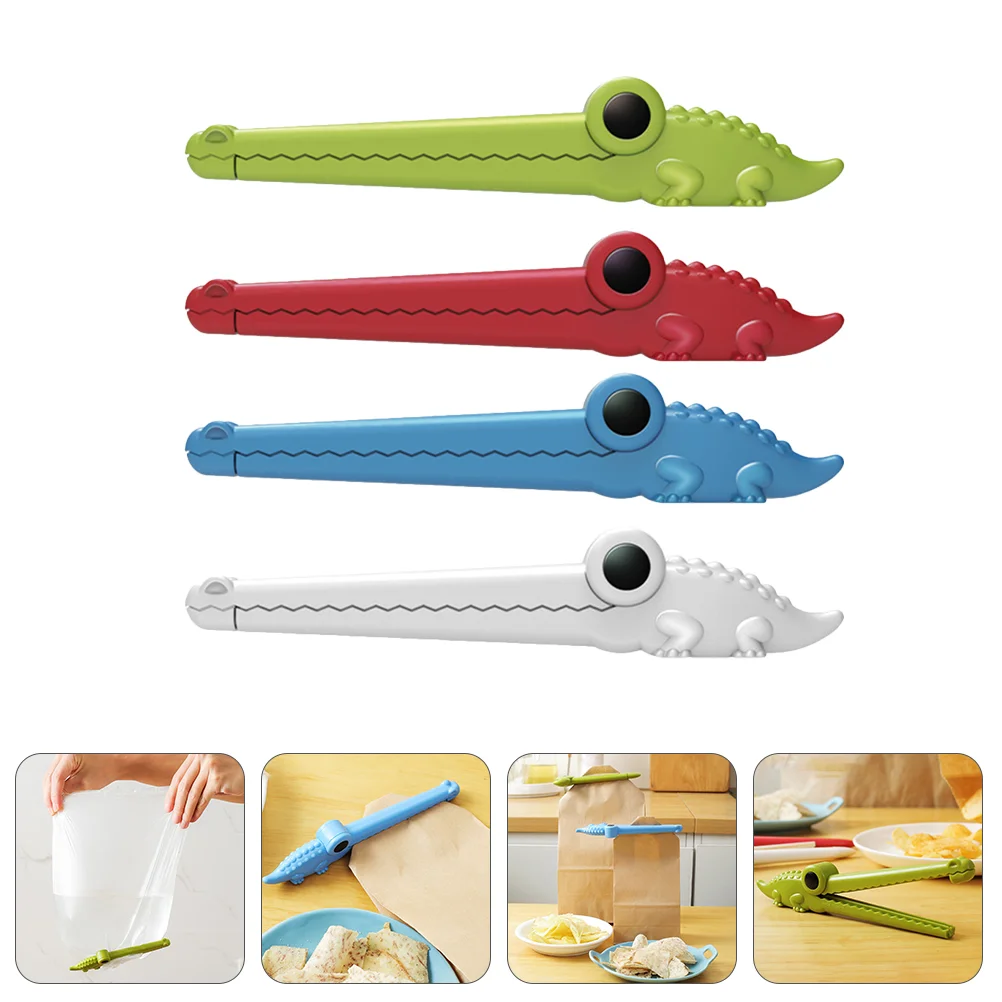 

4 Portable Lightweight Practical Bag Clip Bag Sealing Clip for Home Restaurant Hotel
