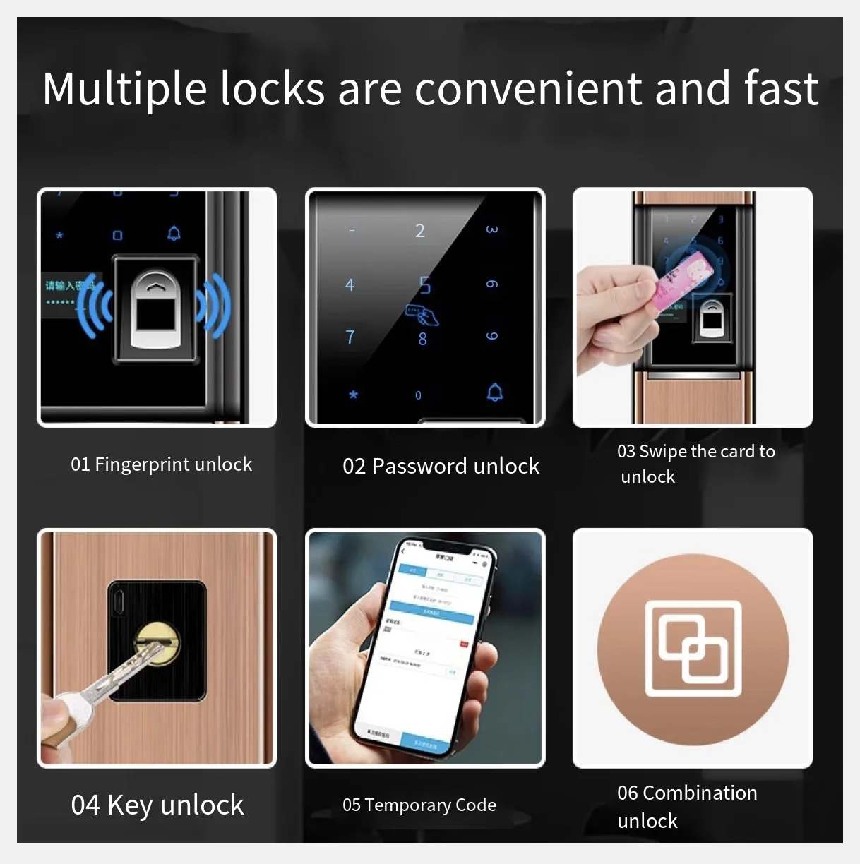 Удаленные замки для домашней безопасности дверной замок с паролем