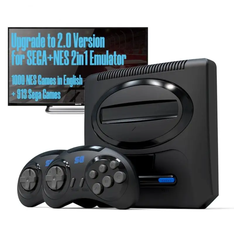 

Y2 16-bit 4K HD MD Wireless Game Console For Sega Genesis Game Stick HDMI-compatible 1900+Game For Sega Genesis Mini/Mega Drive