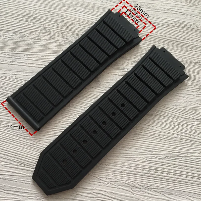 

Ремешок силиконовый для Hublot HUBLOT King series, 29 х19 мм