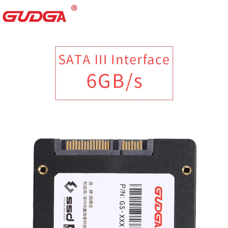 GUDGA SSD 2 5 дюйма SATA 120 ГБ III HDD 240 ТБ Внутренний твердотельный жесткий диск для ПК