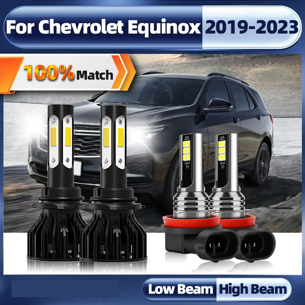 

LED Headlight Bulb Led Canbus 9012 H11 Car Fog Lamp 12V 6000K White Auto Lamp For Chevrolet Equinox 2019 2020 2021 2022 2023