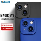 Защитный чехол для объектива камеры из жидкого силикона для iPhone 13 12 11 Pro MAX Mini X XS XR 7 8 Plus SE 2 противоударный мягкий чехол