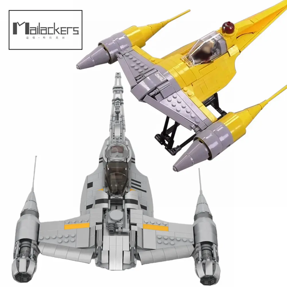 

Mailackers Star Fight Movie N-1 набор звездных летательных аппаратов для космического корабля MOC 603 шт наборы кирпичных моделей строительные блоки игрушк...