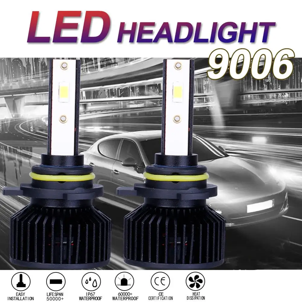 

28w 6000k 7500lm F9 Car Led Headlight Bulb H4 H7 H11 H13 9004 9005 9006 Decoding Headlamps Modified Accessories