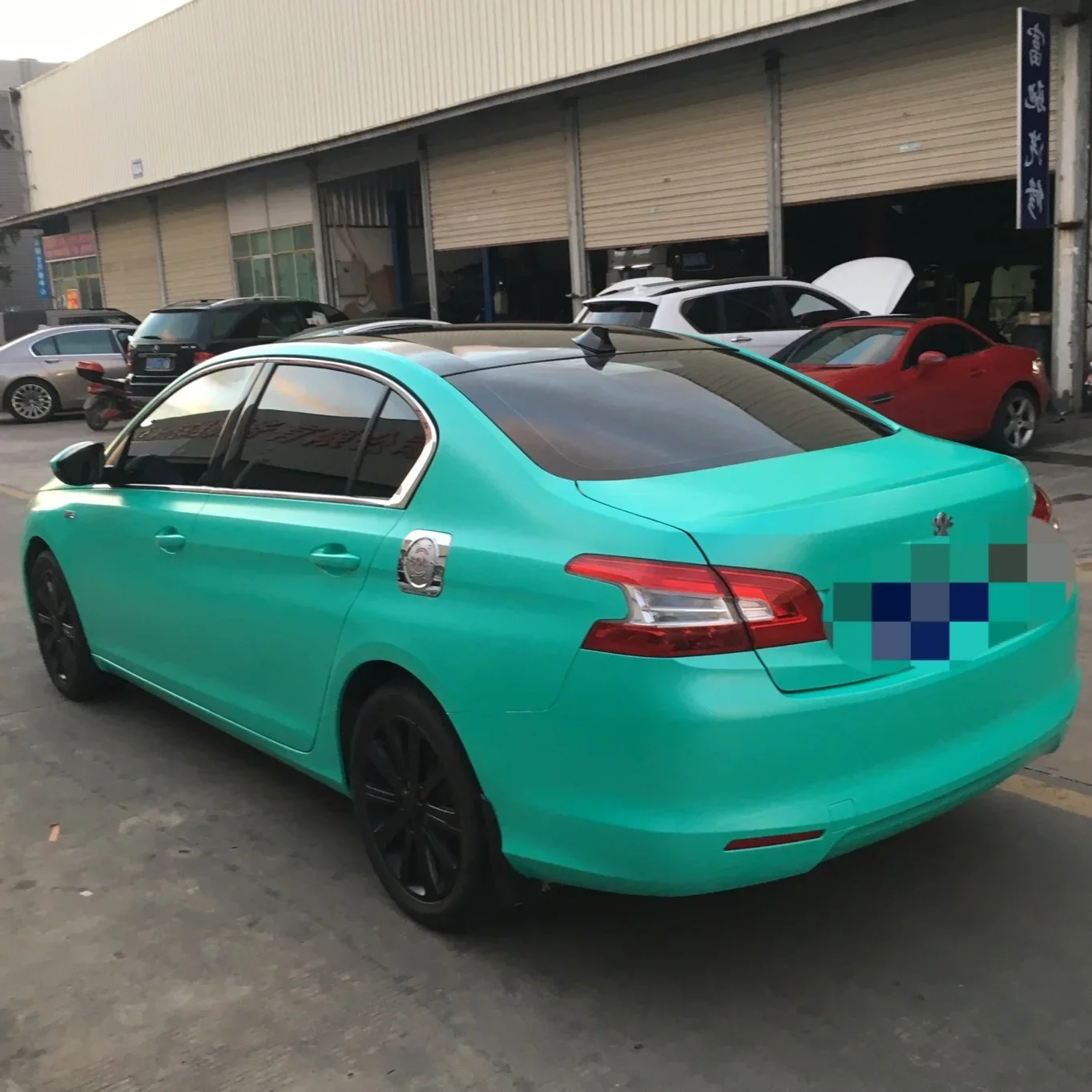 2 шт. 50*150 см электрооптическая металлическая зеленая пленка для кузова