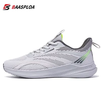 baasploa 2022 new men running shoes breathable sneaker comfortable male shoes sport shoes knit fashion casual shoes