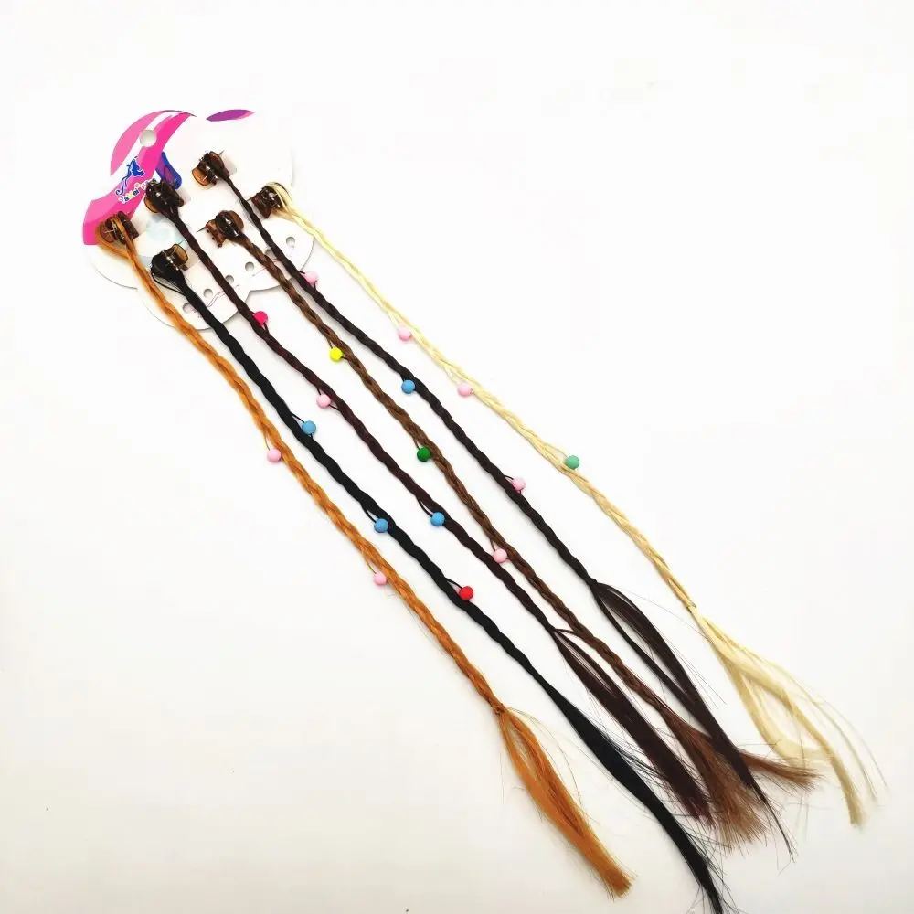 Длинные синтетические натуральные волосы для наращивания блестящий шелковый