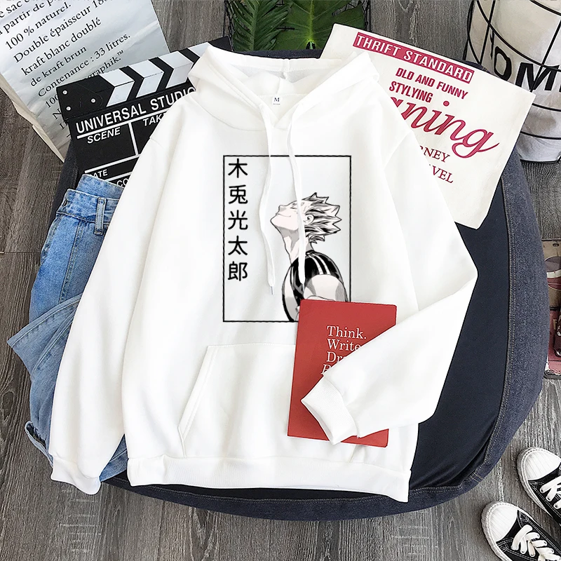 

Худи Haikyuu Kotaru Bokuto с аниме, свитшот, Мужской свитшот с рисунком манга, Shoyo, волейбол, креативный пуловер с длинным рукавом, большие размеры 100-4XL