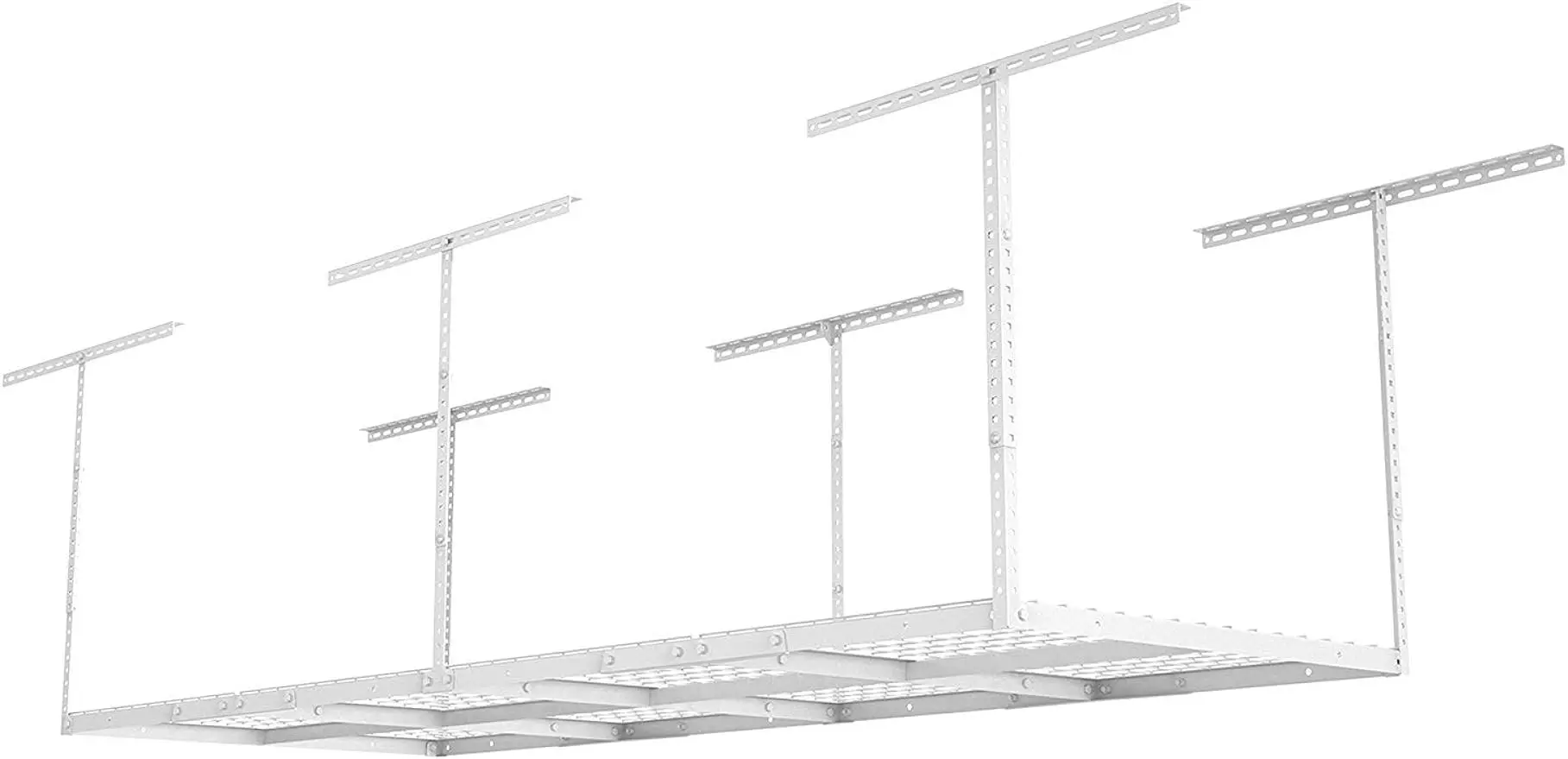 

Подвесной гаражный стеллаж 4x8, регулируемая система организации гаражного хранения, сверхпрочные металлические гаражные потолочные стеллажи для хранения
