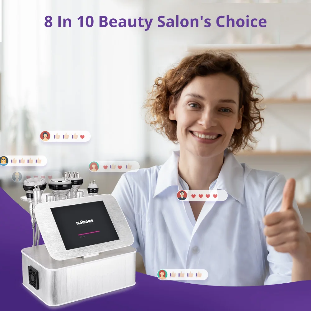 6 в 1 40 К Многофункциональный ультразвуковой кавитационный 3D лазер для уменьшения