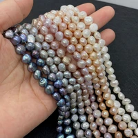 a grade horizontal hole double sided freshwater pearl 4 11mm charm fashion jewelry diy necklace earrings bracelet accessories