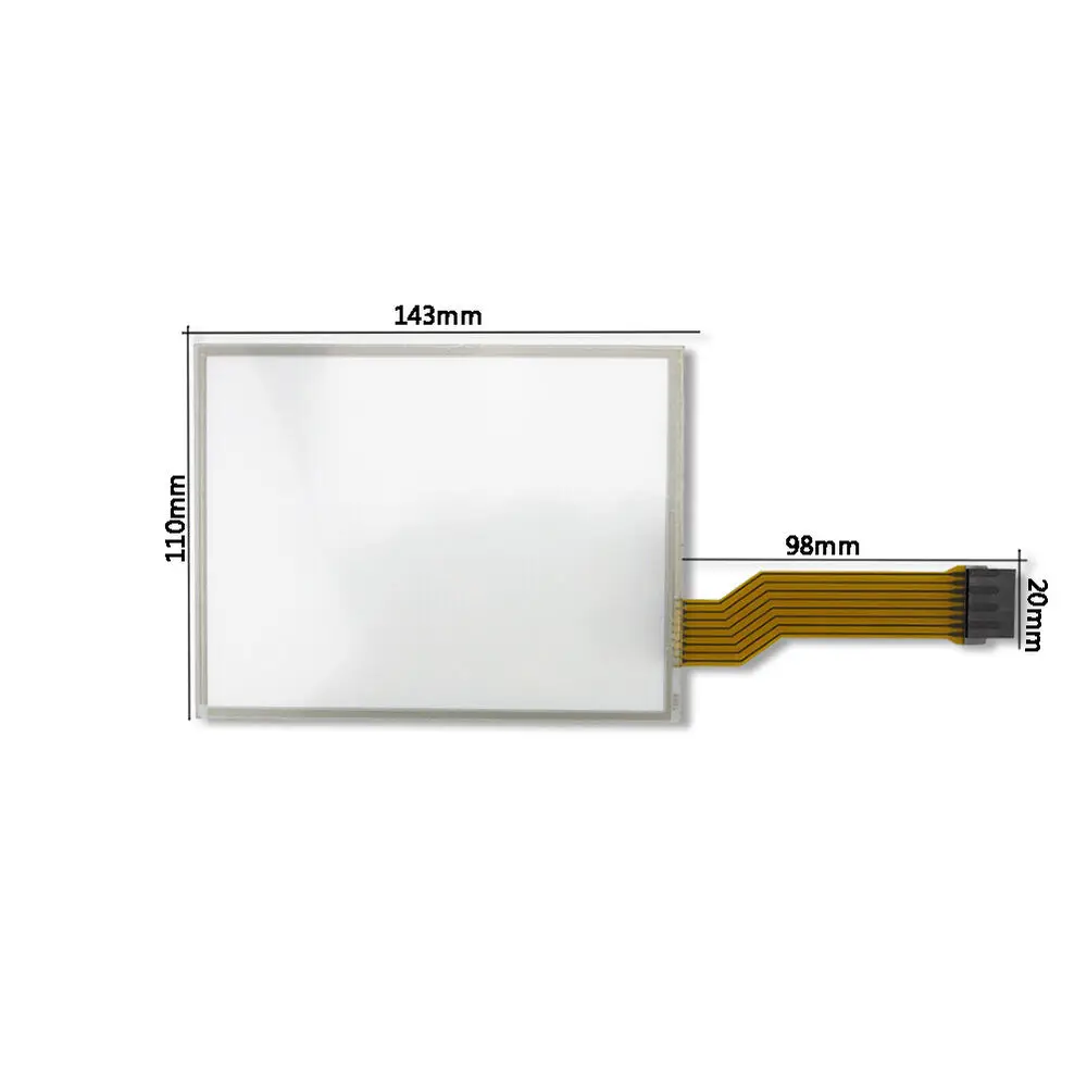 

For PanelView Plus 700 2711P-B7C4D6 2711P-B7C4D8 Touch Screen Glass 143*110mm
