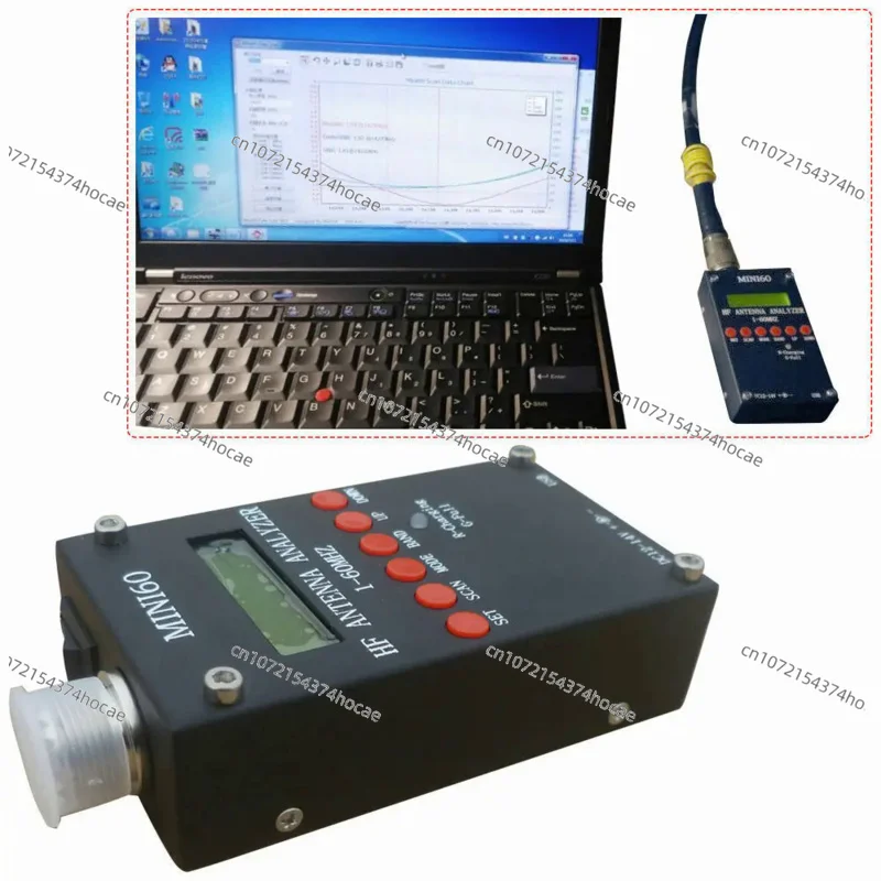 Mini60 Sark100 1-60 МГц HF ANT SWR Антенный анализатор Метр Android APP Батарея ПК Программное