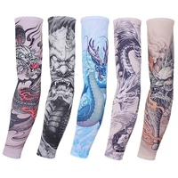 2 pieces men women 3d sports arm compression sleeve cycling arm warmer summer running basketball uv protection ice fabric