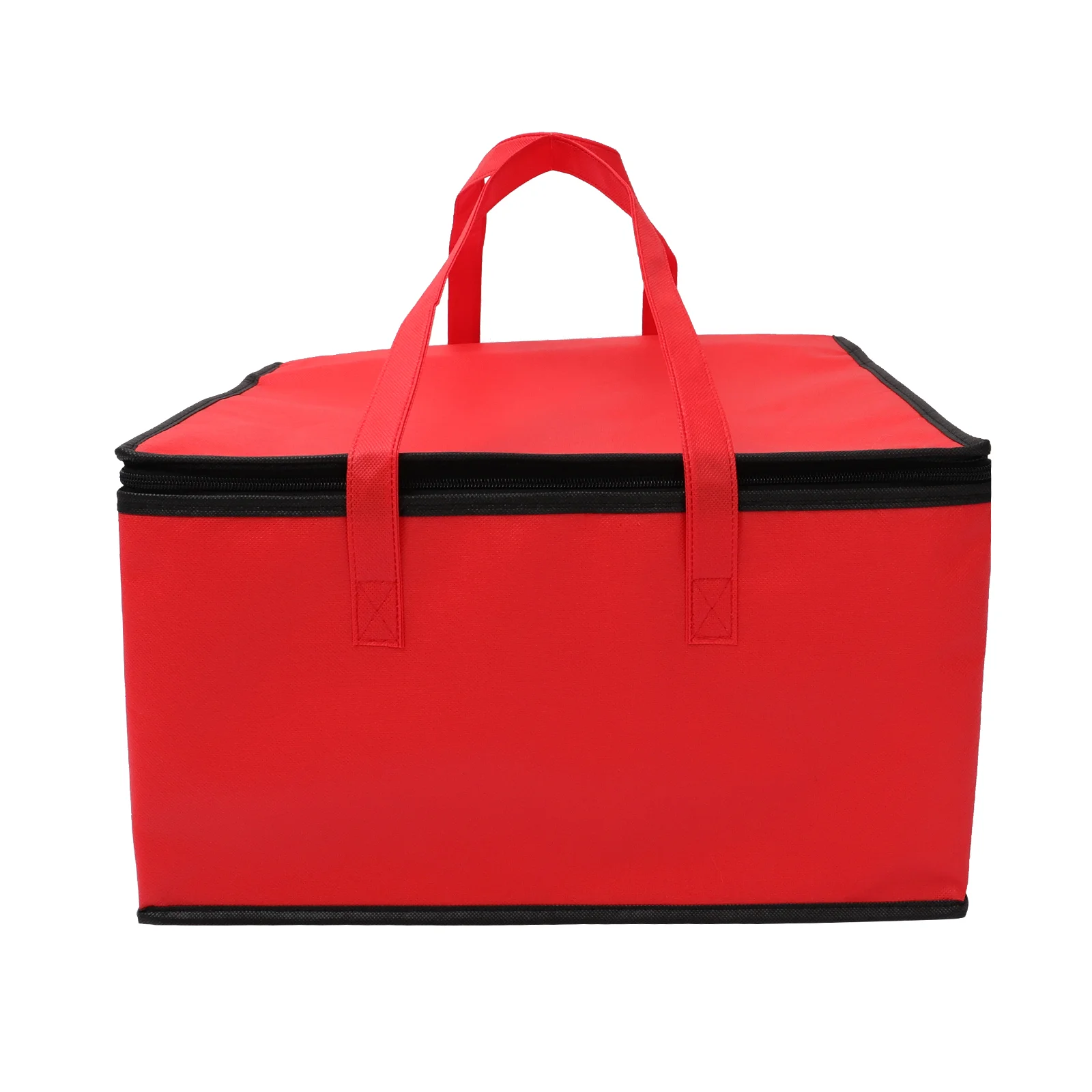 

Large Insulated Thermal Bag: Insulated Box Delivery Take out Bag Tote Bento Lunch Bag Red Portable Picnic Container Drinks