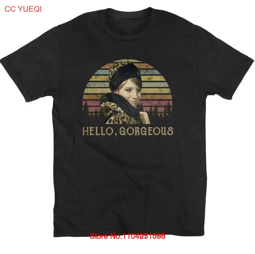 Привет великолепная винтажная футболка Barbra Streisand Funny Girl 1968 забавная