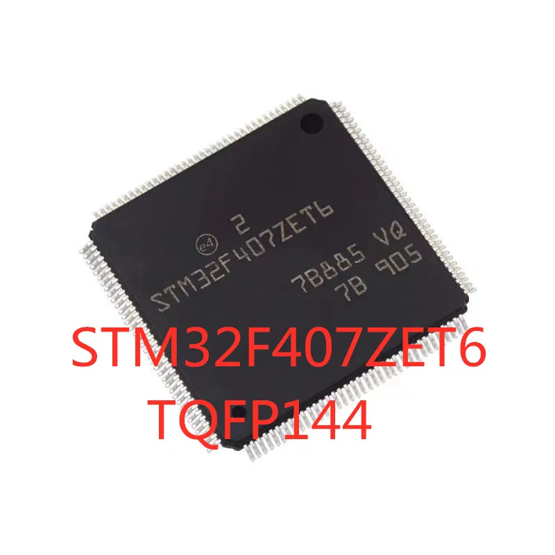 Микроконтроллер STM32F407ZET6 STM32F407 TQFP144 SMD, микроконтроллер, новая оригинальная деталь, 1 шт./лот 100% качество