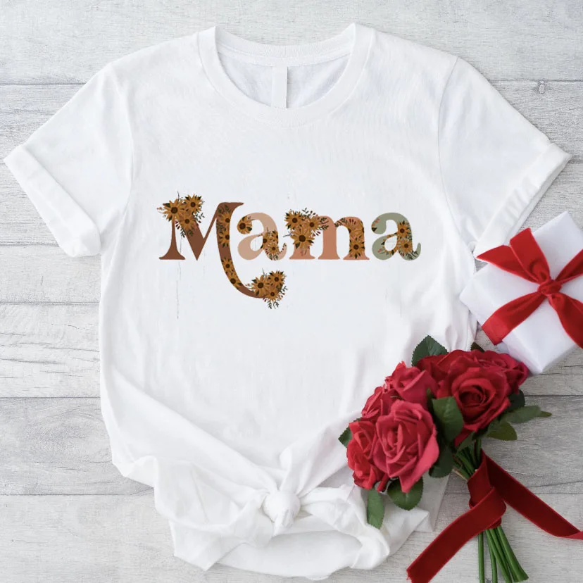 

Женская летняя Модная рубашка с мультяшным принтом для матери 90-х, женская футболка с рисунком, футболка Mamat, футболка с коротким рукавом с м...