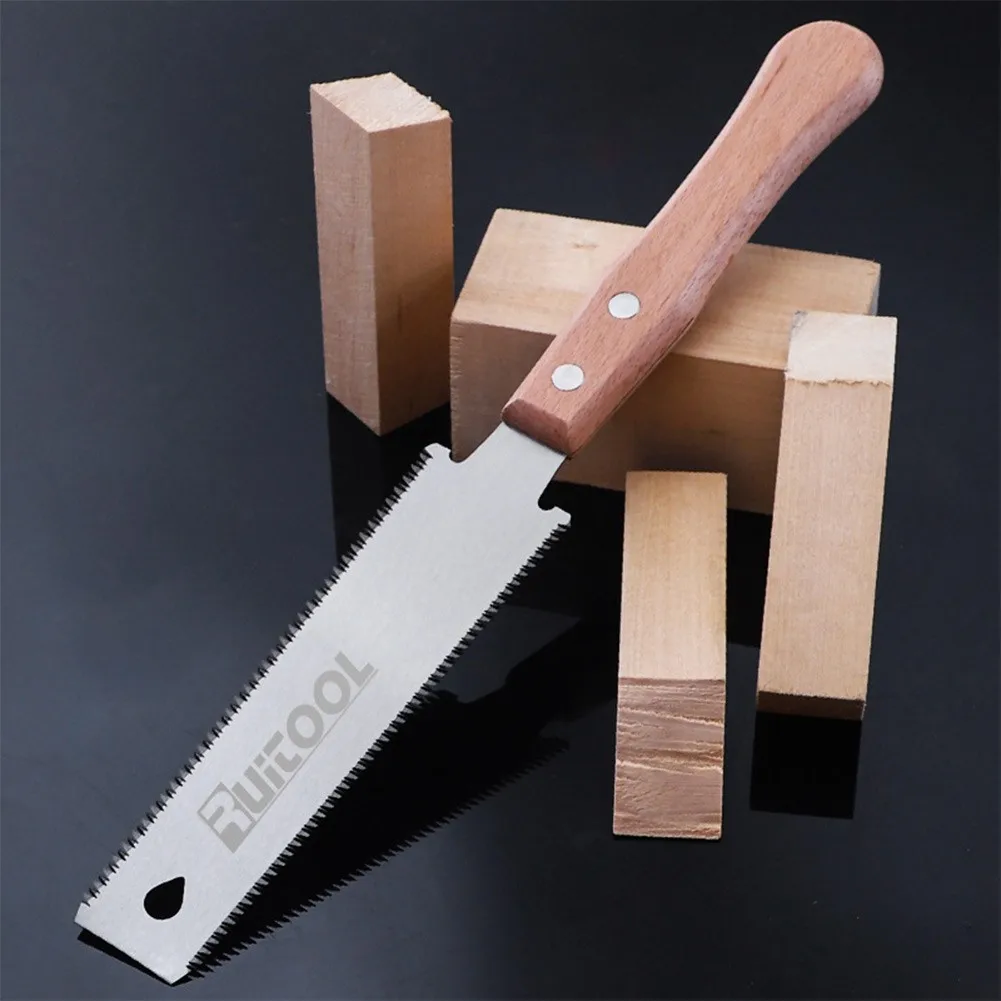 

Japanese Saw Double Edged SK5 Steel Flexible Single/Double Edge Hand Saw Pull Saw For Flush Cut Trimming Woodworking Tools