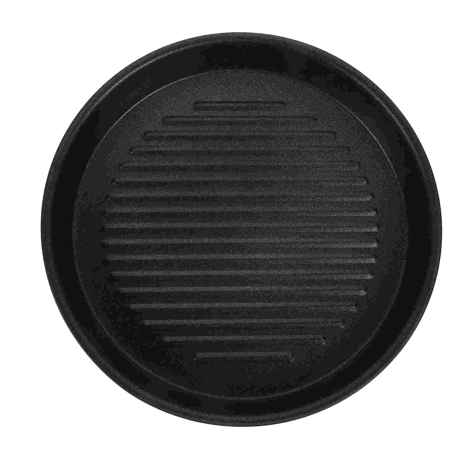 

Pan Grill Steakgriddle Bbq Stove Pans Stovetop Plate Induction Nonsticktray Frying Round Iron Cast Barbecue Baking Skillet