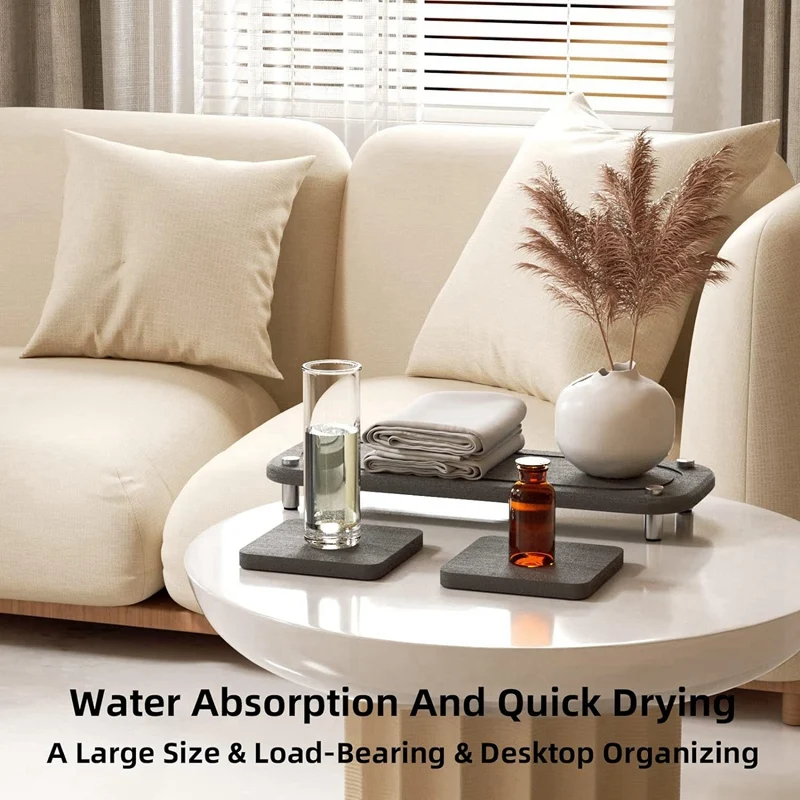 Быстросохнущий органайзер для кухонной раковины поднос под диатомит прочный