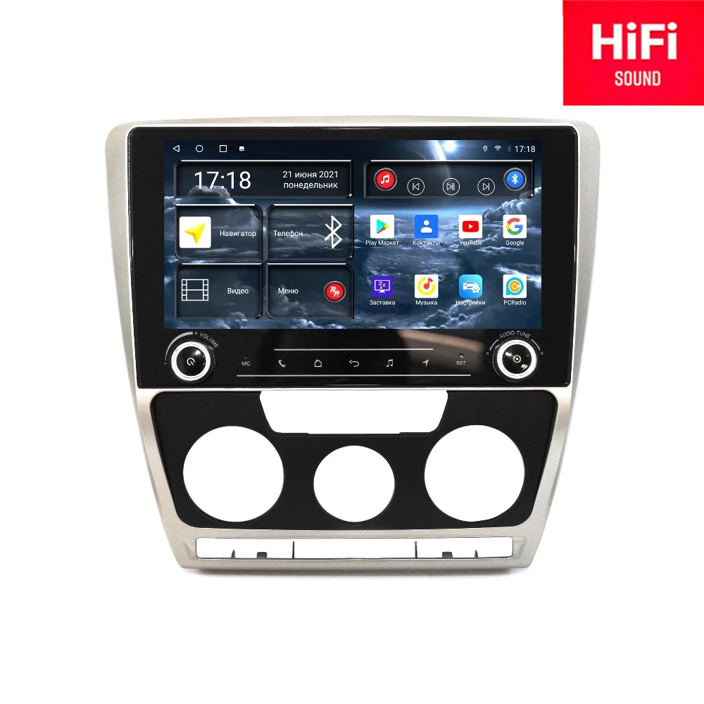 Car DVD Автомагнитола RedPower K75005C Hi-Fi для Skoda Octavia A5 2-поколение (02.2004-04.2013) с